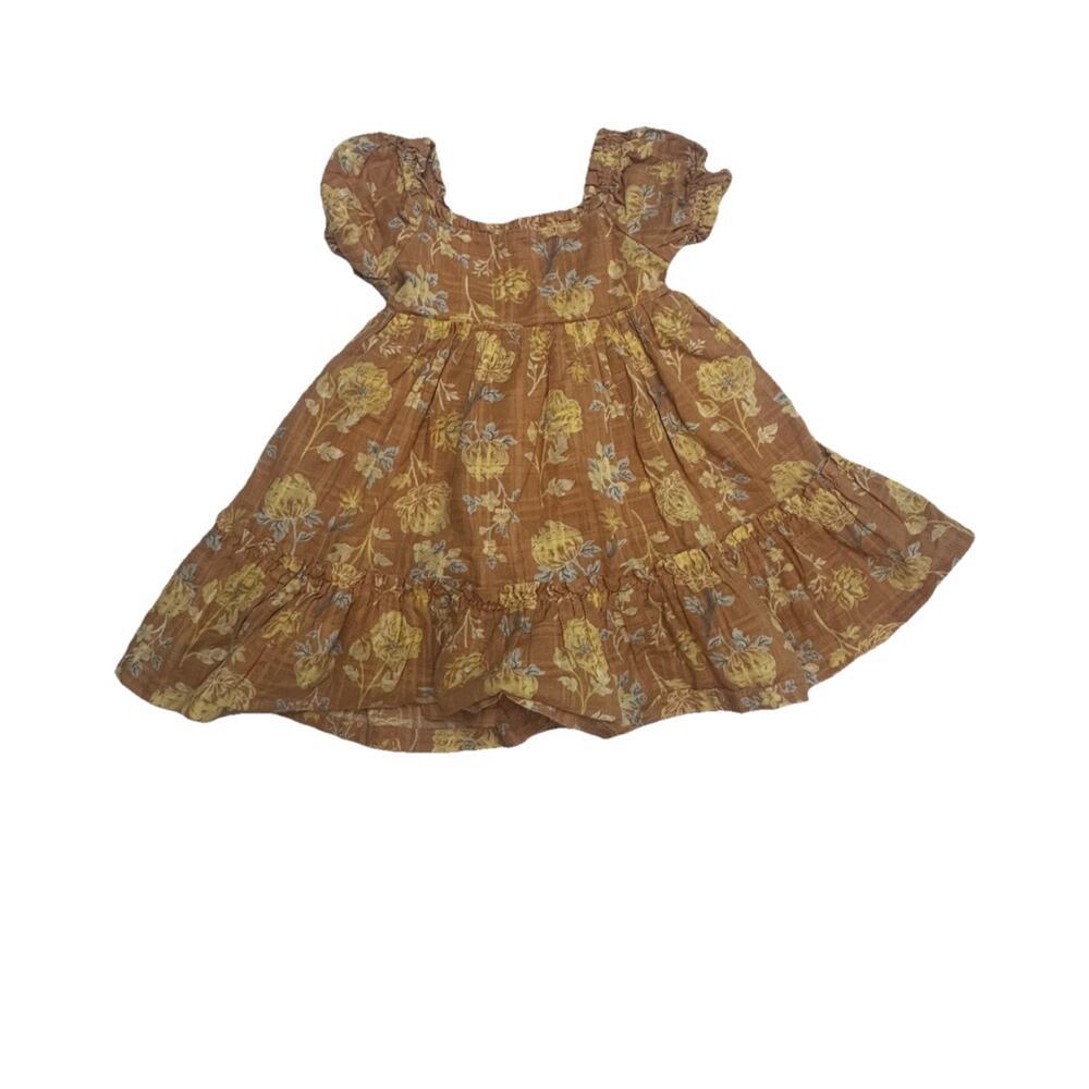 Jolie Girls Floral Dress 18-24 Months Smocked Puff Sleeve Cottagecore